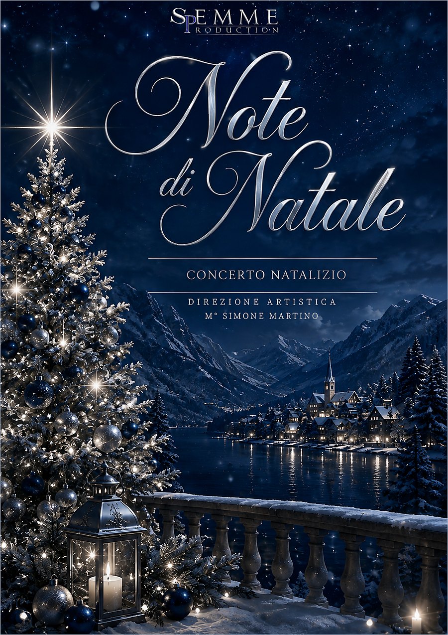 Locandina di Note di Natale, concerto natalizio